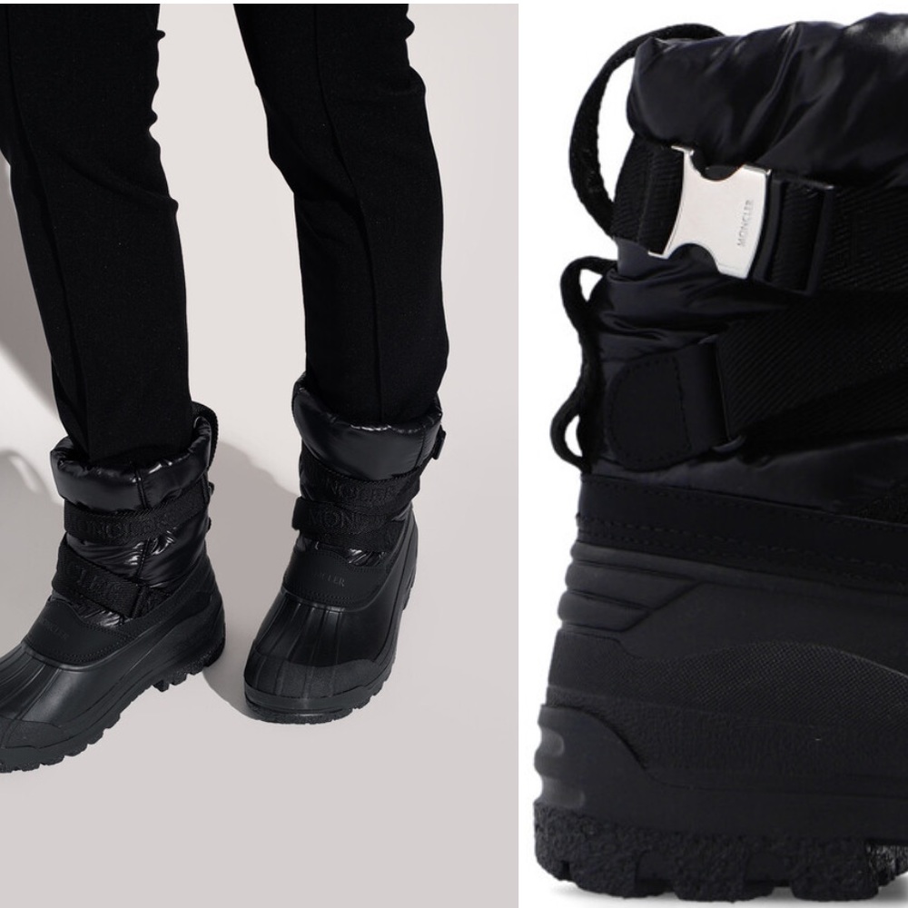 MONCLER, Summus Webbing-Trimmed Nylon and Rubber Snow Boots, Size 40